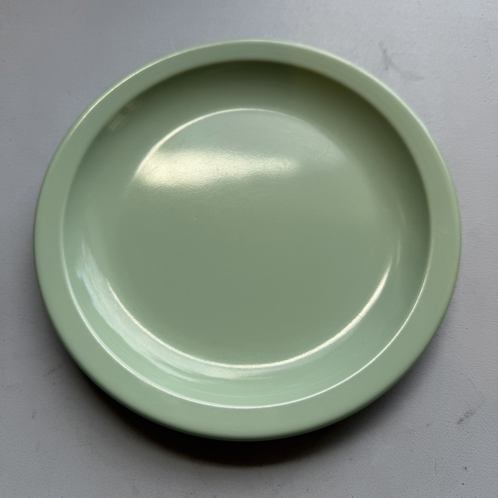 Dallas Ware Melamine Melmac Plates Mint Green 6 1/8" Retro Mid Century‎ Modern